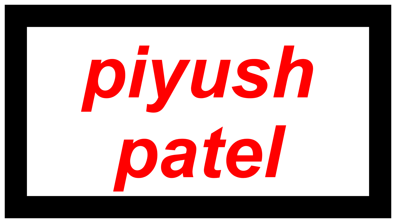 piyush patel